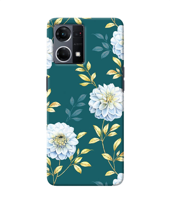Flower canvas Oppo F21 Pro 4G Back Cover