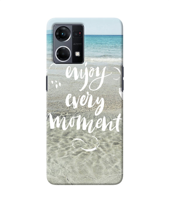 Enjoy every moment sea Oppo F21 Pro 4G Back Cover