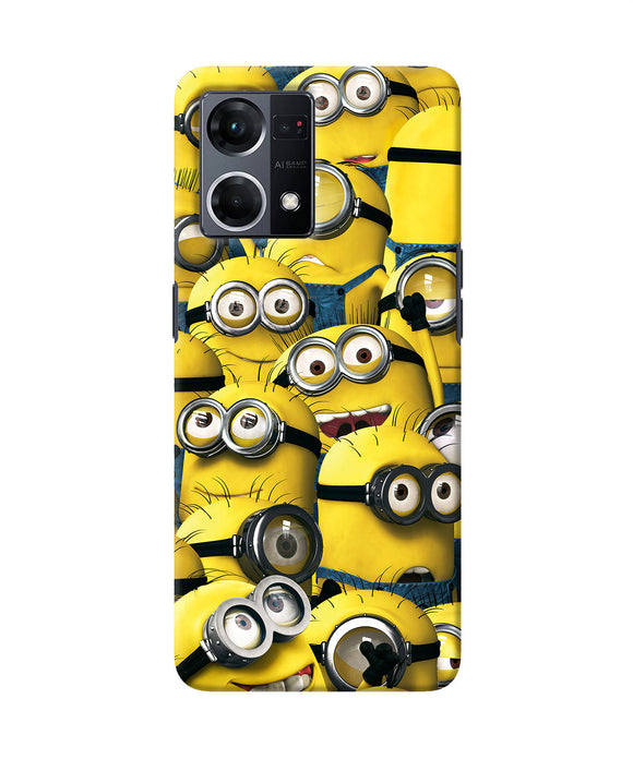 Minions crowd Oppo F21 Pro 4G Back Cover
