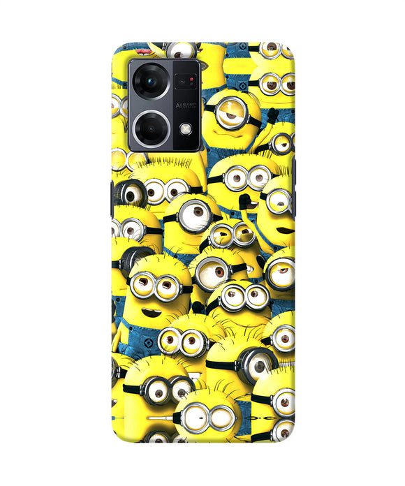 Minions mini crowd Oppo F21 Pro 4G Back Cover