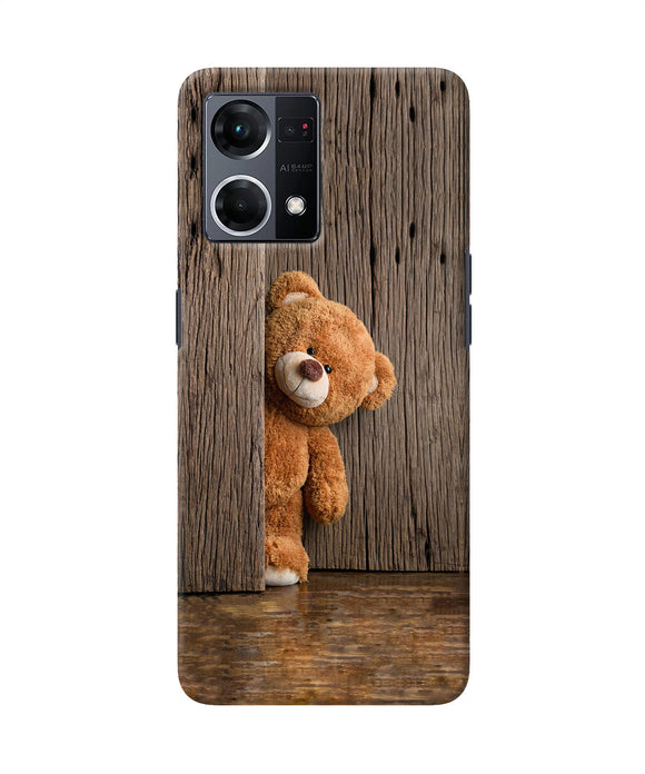 Teddy wooden Oppo F21 Pro 4G Back Cover