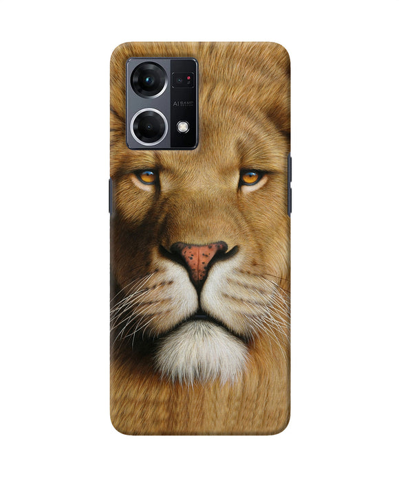 Nature lion poster Oppo F21 Pro 4G Back Cover