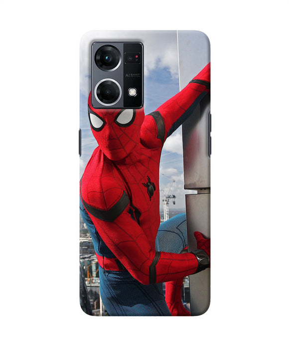 Spiderman on the wall Oppo F21 Pro 4G Back Cover