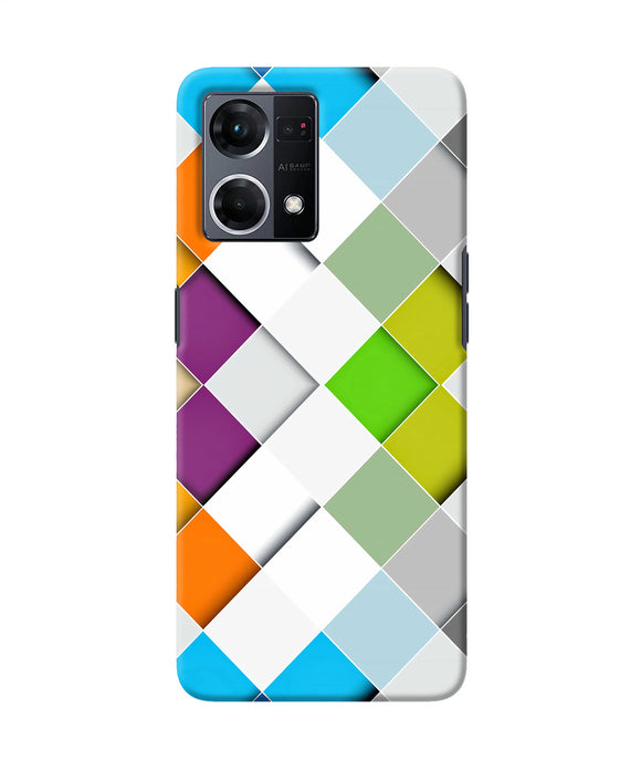 Abstract color box Oppo F21 Pro 4G Back Cover