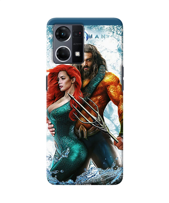 Aquaman couple water Oppo F21 Pro 4G Back Cover