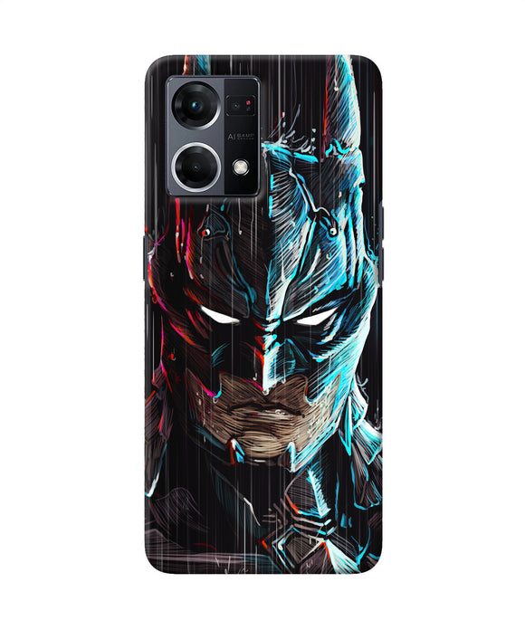 Batman face Oppo F21 Pro 4G Back Cover