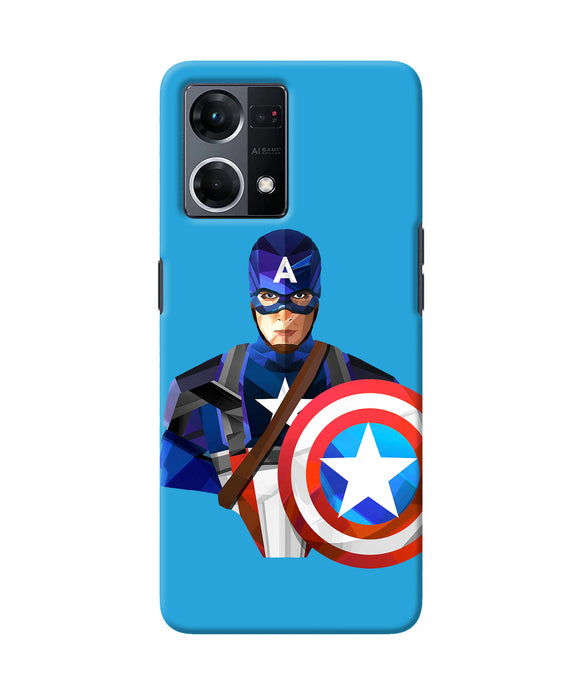 Captain america character Oppo F21 Pro 4G Back Cover