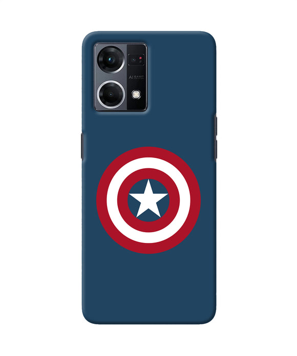Captain america logo Oppo F21 Pro 4G Back Cover