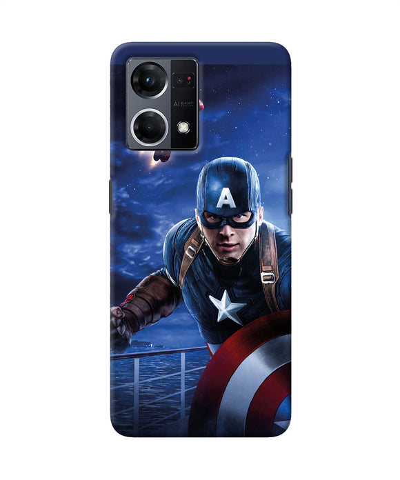 Captain with ironman Oppo F21 Pro 4G Back Cover