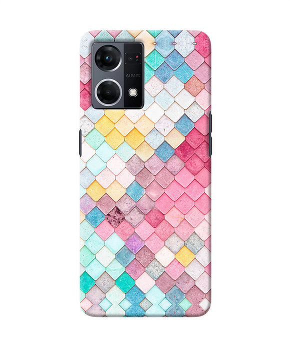 Colorful fish skin Oppo F21 Pro 4G Back Cover