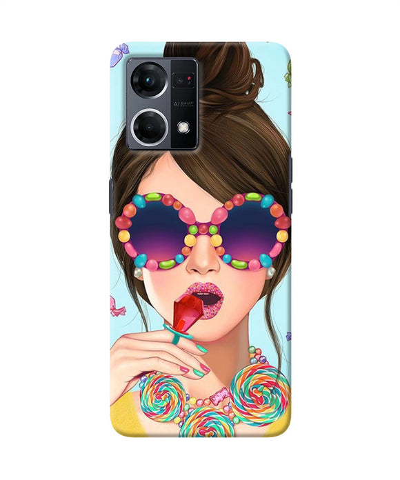 Fashion girl Oppo F21 Pro 4G Back Cover