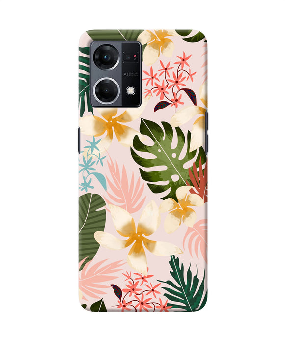 Leaf print Oppo F21 Pro 4G Back Cover