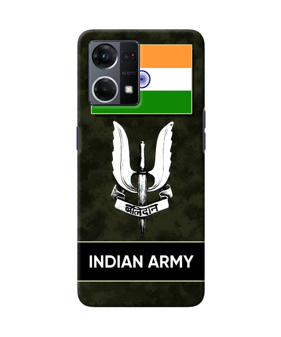 Indian flag balidan logo Oppo F21 Pro 4G Back Cover