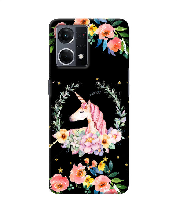 Unicorn flower Oppo F21 Pro 4G Back Cover