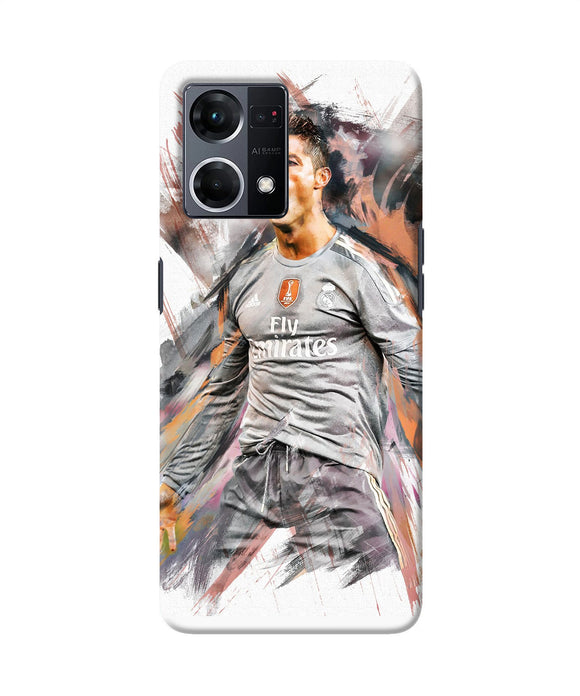 Ronaldo poster Oppo F21 Pro 4G Back Cover