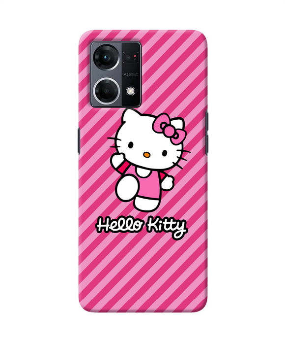 Hello kitty pink Oppo F21 Pro 4G Back Cover