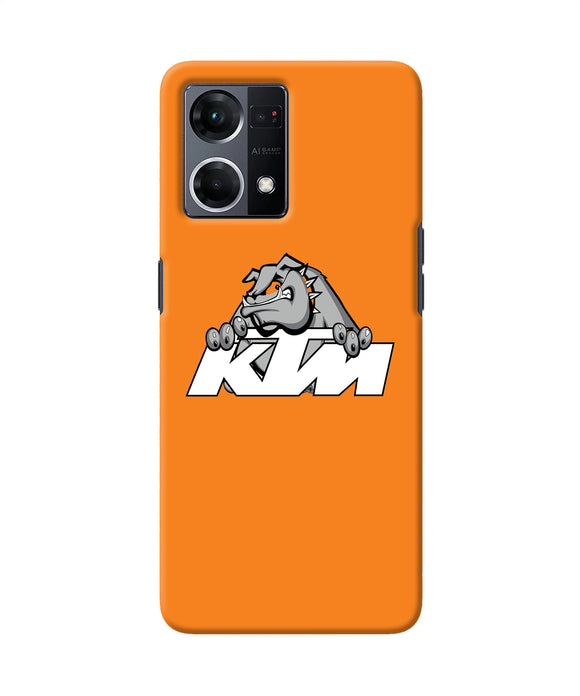 KTM dog logo Oppo F21 Pro 4G Back Cover