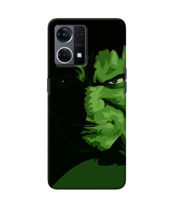 Hulk green painting Oppo F21 Pro 4G Back Cover