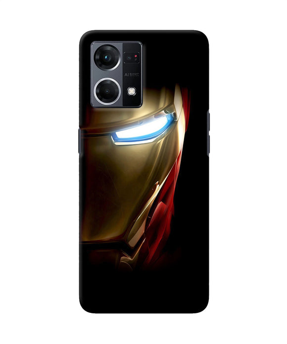 Ironman half face Oppo F21 Pro 4G Back Cover