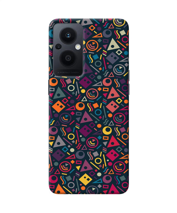 Geometric Abstract Oppo F21 Pro 5G Back Cover