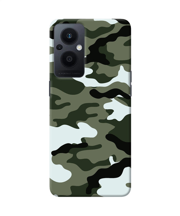 Camouflage Oppo F21 Pro 5G Back Cover
