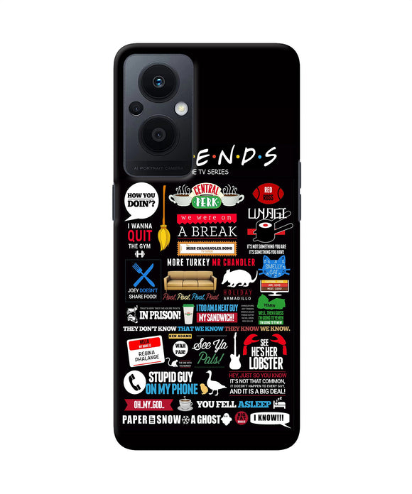 FRIENDS Oppo F21 Pro 5G Back Cover