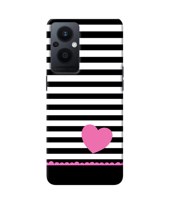 Abstract heart Oppo F21 Pro 5G Back Cover