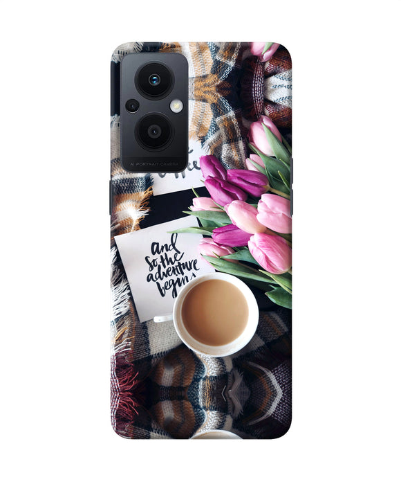 Love Coffee Quotes Oppo F21 Pro 5G Back Cover