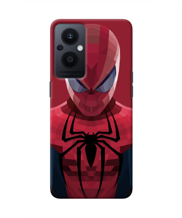 Spiderman Art Oppo F21 Pro 5G Real 4D Back Cover
