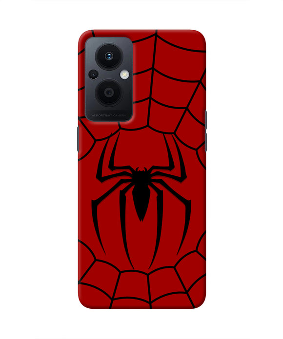 Spiderman Web Oppo F21 Pro 5G Real 4D Back Cover