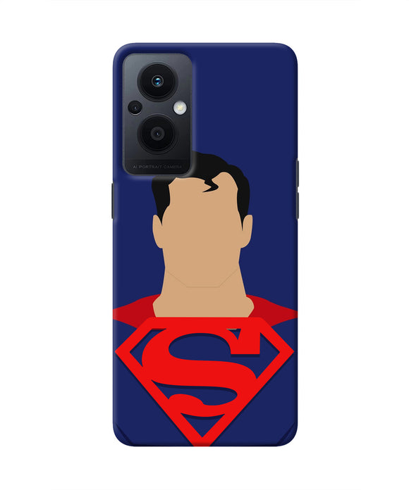 Superman Cape Oppo F21 Pro 5G Real 4D Back Cover