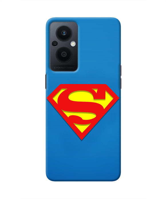 Superman Blue Oppo F21 Pro 5G Real 4D Back Cover