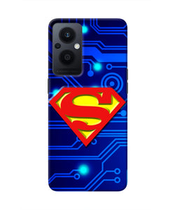 Superman Abstract Oppo F21 Pro 5G Real 4D Back Cover