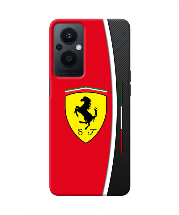 Ferrari Abstract Oppo F21 Pro 5G Real 4D Back Cover