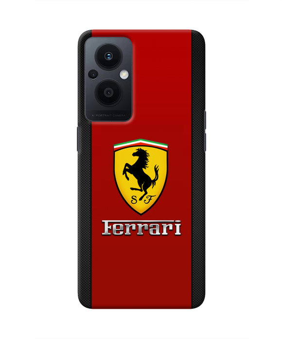 Ferrari Abstract Oppo F21 Pro 5G Real 4D Back Cover