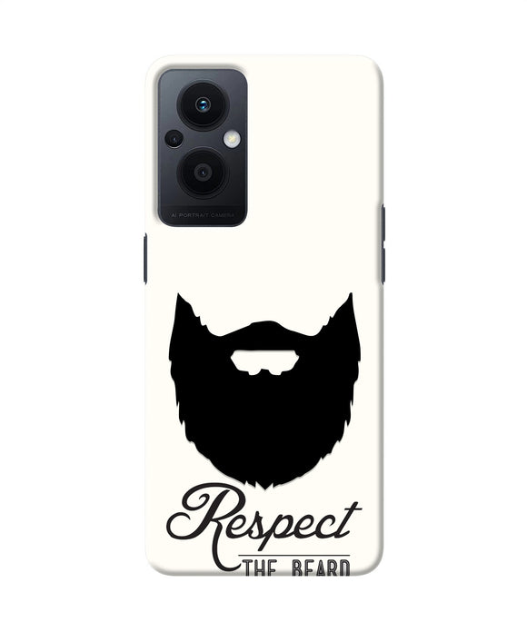 Respect the Beard Oppo F21 Pro 5G Real 4D Back Cover