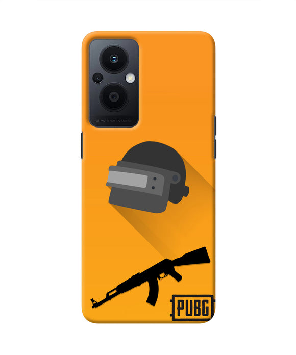 PUBG Helmet and Gun Oppo F21 Pro 5G Real 4D Back Cover