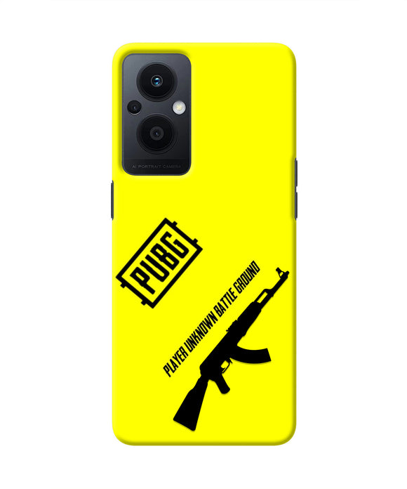 PUBG AKM Gun Oppo F21 Pro 5G Real 4D Back Cover