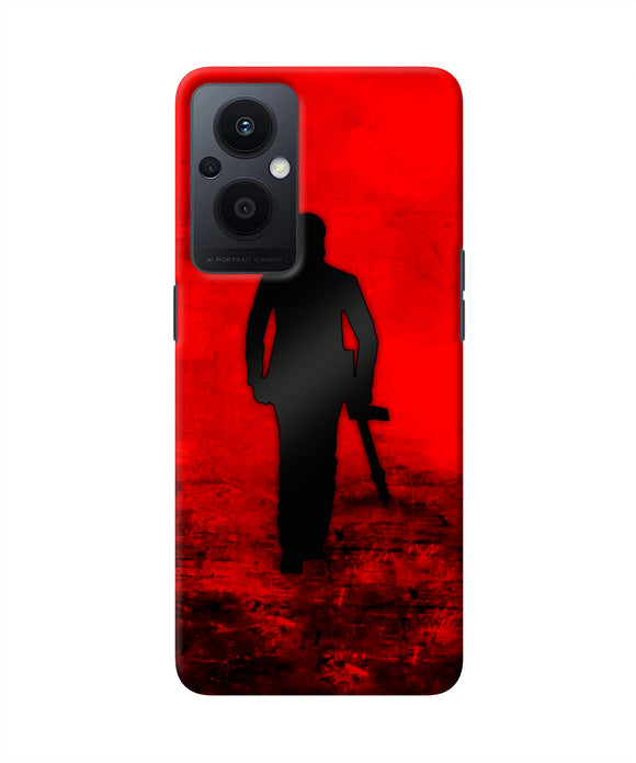 Rocky Bhai with Gun Oppo F21 Pro 5G Real 4D Back Cover