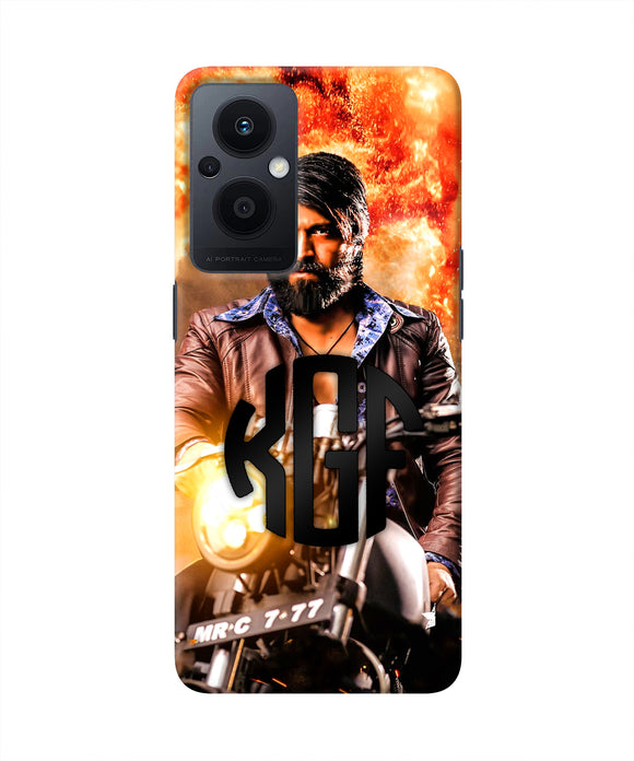 Rocky Bhai on Bike Oppo F21 Pro 5G Real 4D Back Cover