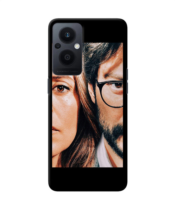 Money Heist Professor With Rachel Oppo F21 Pro 5G Back Cover