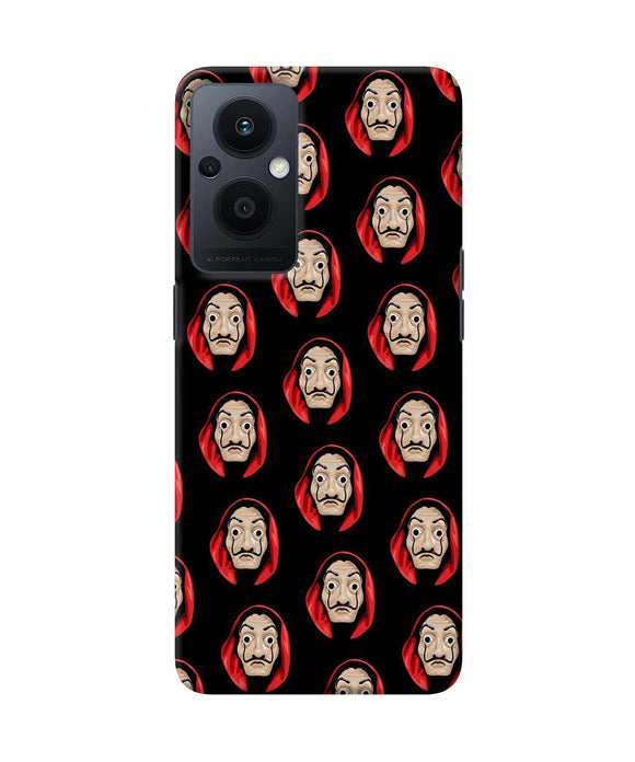 Money Heist Mask Oppo F21 Pro 5G Back Cover