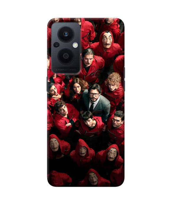 Money Heist Professor with Hostages Oppo F21 Pro 5G Back Cover