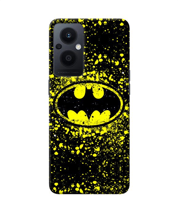 Batman last knight print yellow Oppo F21 Pro 5G Back Cover