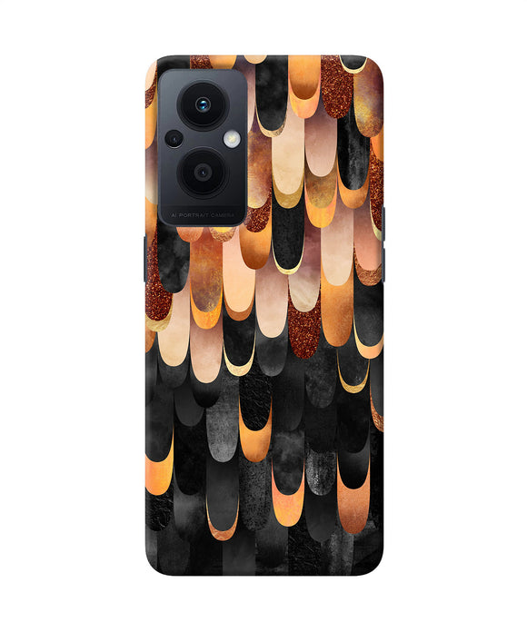 Abstract wooden rug Oppo F21 Pro 5G Back Cover