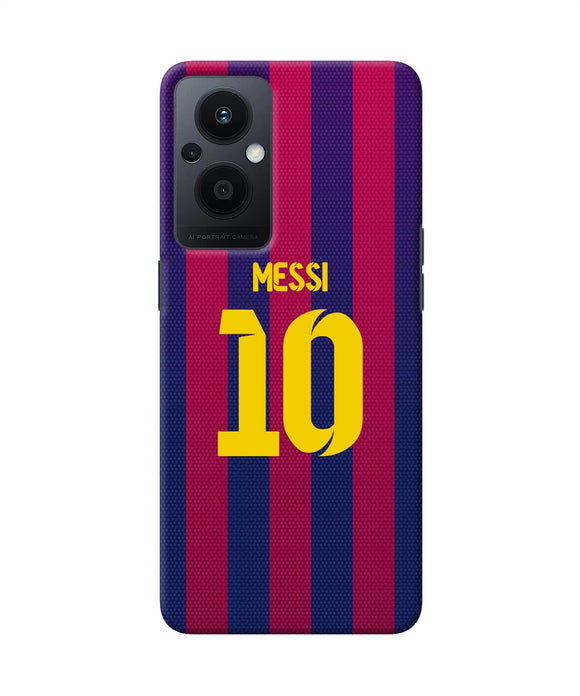Messi 10 tshirt Oppo F21 Pro 5G Back Cover