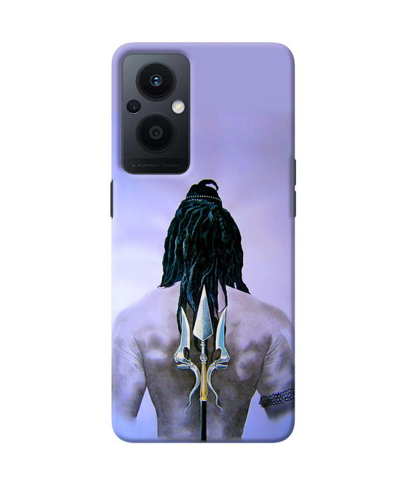 Lord shiva back Oppo F21 Pro 5G Back Cover