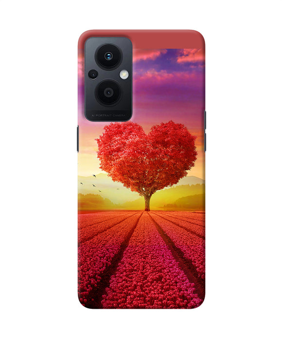Natural heart tree Oppo F21 Pro 5G Back Cover