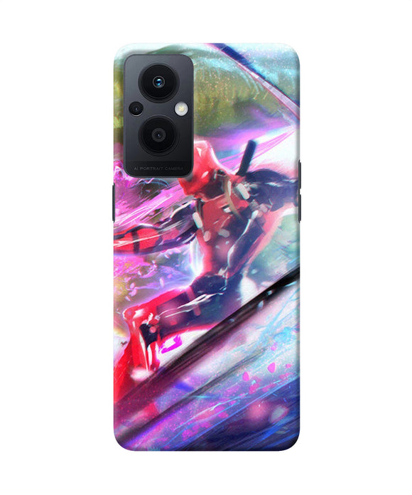 Deadpool super hero Oppo F21 Pro 5G Back Cover