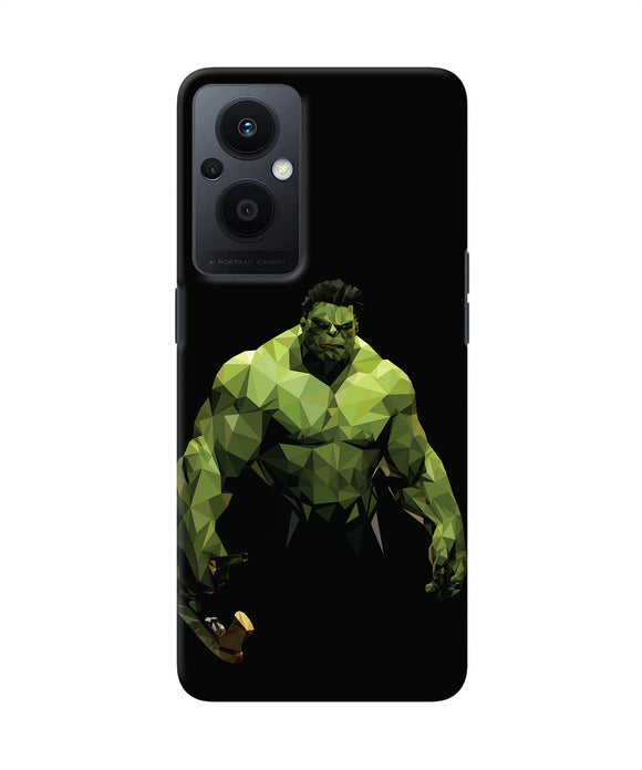 Abstract hulk buster Oppo F21 Pro 5G Back Cover